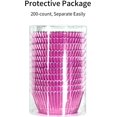 thumbnail image 4 of HAHDAXIA Pink Foil Cupcake Liners Standard Muffin Baking Cups, 200-count, 4 of 7