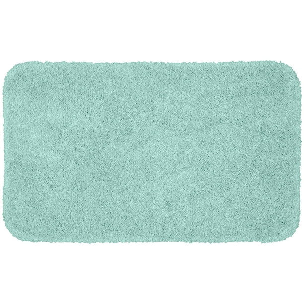 Garland Rug Serendipity Spa Shag Soft & Plush Sea Foam 24"x40" Bathroom
