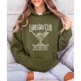 thumbnail image 3 of Ladies Golf Club Par Then Bar Hoodie for Women Cute Golfer Golf Pullover Sweatshirt, Army Green Hoodie, M, 3 of 8