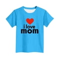 thumbnail image 4 of Zpanxa T-Shirts d'Été pour Filles Imprimé de la Fête de l'Indépendance Col Rond Manches Courtes Haut Polyester Spandex 3-4 Ans, 4 of 6