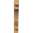 thumbnail image 2 of Ekena Millwork 6"W x 38"D x 44"H Balboa Block Rough Sawn Bracket, Western Red Cedar, 2 of 25