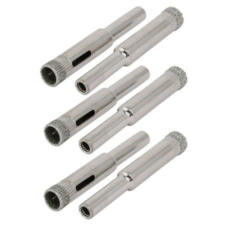 - Unique Bargains 6 Pcs 8mm Glass Tile Diamond Coated Hole Saw Core Hardware Tool