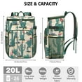 thumbnail image 3 of Aloha Beach Vacation Cooler Backpack - 20L Lightweight Soft Cooler Bag with Multiple Pockets for Food & Drinks, 3 of 6