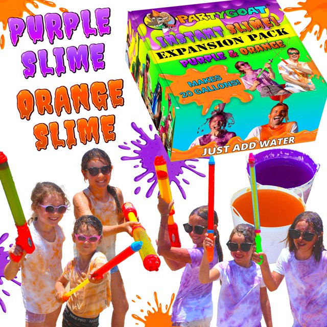 Mezcla de limo en polvo PARTY GOAT Instant 75,7 L naranja y morado