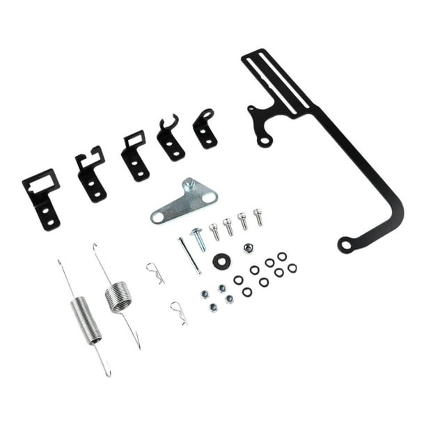 Kit de montaje del cable del acelerador Reemplaza 304147 Fácil de instalar Ajustable para carburador 700R4 Soporte de montaje del cable del acelerador