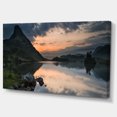 thumbnail image 2 of Panorama de Lever de Soleil sur Lac - Grande Impression sur Toile de Paysage, 2 of 3