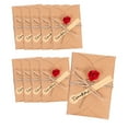 thumbnail image 2 of Bdday 10pcs Birthday Invitation Card Birthday Cards Kraft Paper Card Mother's Day Gift Card Flower Cards Blessing Card Wedding Cards Party Card Flowers Greeting Card, 2 of 6