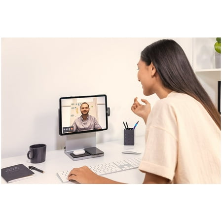 Kensington - StudioDock USB-C HDMI for iPad 2018 3rd Gen 2020 4th Gen Apple iPad Pro Tablet iPad Pro 12.9 - Docking Station - Silver