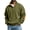N1-Camouflage Green, variant on Men's Waffle Knit Pullover Sweatshirt Long Sleeve Stand Collar Shirts Button-Down Elbow Patches Pullovers Fall Winter Lightweight Comfy Casual Wear,Camouflage Green M