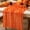 Orange, variant on Cififendec Thanksgiving Harvest Crinkled Table Runner, 70.86"×35.43", Boho Style Soft Polyester Sheer Fabric Table Runner for Fall Dinner Table Decor