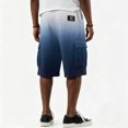 thumbnail image 6 of Men Ombre Gradient Solid Color Corduroy Cargo Shorts Drawstring Elastic Waist Multi Pockets Knee Length Five Inch Casual Shorts For Summer Beach Vacation Outdoor Travel, 6 of 6