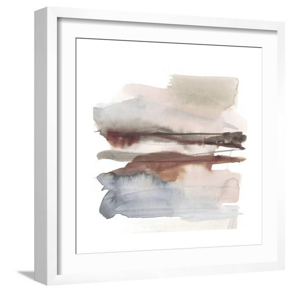 Art.com Earth Horizon VI Art Print by Jennifer Goldberger, White Frame Wall Art, 21" x 21"