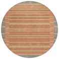thumbnail image 2 of Addison Rugs Chantille Indoor/Outdoor Transitional Stripes Pewter Washable Round Rug, 8' x 8', 2 of 6