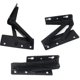 thumbnail image 4 of Soporte elevador plegable de 80 grados, bisagras de resorte negras ampliamente utilizadas en elevadores de bisagras de sofá, bisagras de soporte de almacenamiento de muebles, 2 uds, 4 of 5