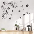thumbnail image 4 of 2 Sheets/Set Butterfly PVC Wall Sticker Four Leaf Clover Vinyl Wall Art Wall Decal Interesting Quotes Sticker for Home Decoration Living Room Bedroom Wall Door Decor 27.5"x11.4", 4 of 8