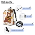 thumbnail image 7 of Wukai Cute Bee Honey Jar Hive Bear Paper Reusable Cosmetic bag,Travel Toiletry Organizer Capacity,Waterproof Puzzle Bags, 7 of 7