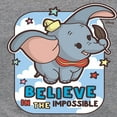 thumbnail image 3 of Disney - Dumbo - Believe In The Impossible - Toddler & Youth Girls Raglan Graphic T-Shirt, 3 of 5