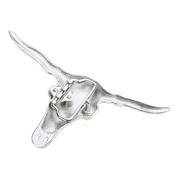 Apooke Western Cowboy Bull Belt Buckle Metal Multiple Color Rock Belt Link Buckle Unisex Belt Buckle DIY Supplies