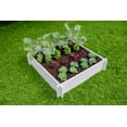 thumbnail image 2 of Vita Classic 48"L x 48"W x 11"H Vinyl Hudson Raised Garden Bed, White, VA68237, 2 of 8