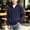 Navy, variant on Spazoro Boys Zip Up Hoodie with Pockets, 100% Cotton Drawstring Long Sleeve Loose Fit Solid Color Full Zip Casual Hooded Sweatshirt Black Size 7-8