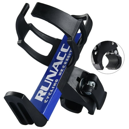 Bontrager Water Bottle Cage - RUNACC Bicycle Water Bottle Holder Cage Rack 360 Degree Rotating for Stroller Bike, Black
