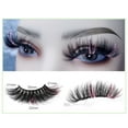 thumbnail image 7 of Kmxyo 1 Pair Christmas Eyelashes Natural 3D Effect Soft Lightweight Compact Dress Up Man-made Fibers 25mm Beauty False Eye Lashes for Party, 7 of 7