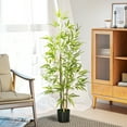 thumbnail image 3 of CoSoTower Arbre Artificiel de 4 Pieds, Faux Bambou d'Intérieur avec Pot, pour Décoration de Maison Bureau Salon, 3 of 7