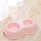 thumbnail image 4 of Cuenco para mascotas 2 en 1 con vaso para beber, cuencos dobles para mascotas, juego de cuencos de agua y comida para perros, comedero automático para gatos con dispensador de agua, 4 of 5