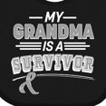 thumbnail image 4 of Inktastic My Grandma is a Survivor Breast Cancer Awareness Boys or Girls Baby Bib, 4 of 4
