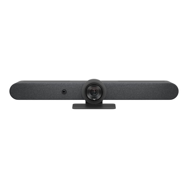 Logitech Rally Bar All-In-One Video Bar for Midsize Rooms - Appareil de Vidéoconférence - Certifié Zoom & Certifié pour Microsoft Teams, Graphite, Conforme TAA
