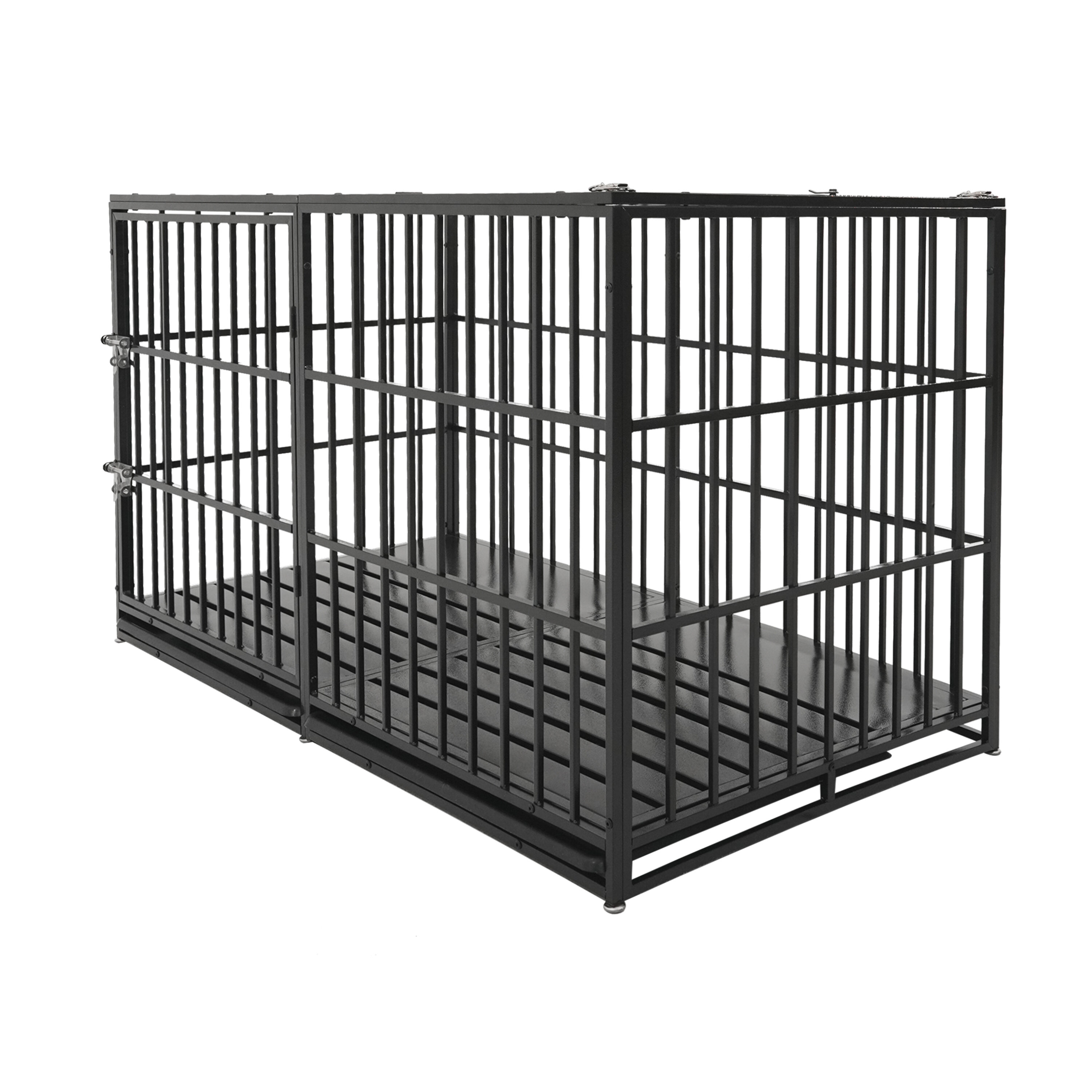 Pet Playpen 61" Extra Large Heavy Duty Dog Crate Dog cage Strong Metal Dog Kennels and Pens Crates for Large Dogs,Guinea Pig Cage