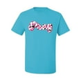 thumbnail image 2 of Wild Bobby Pray Bubble Letters Inspirational/Christian Men Graphic Tee, Light Turquoise, Large, 2 of 6