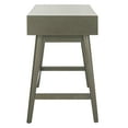 thumbnail image 5 of SAFAVIEH Isadora Mid-Century 1 Drawer Modern Desk, Grey, 5 of 11