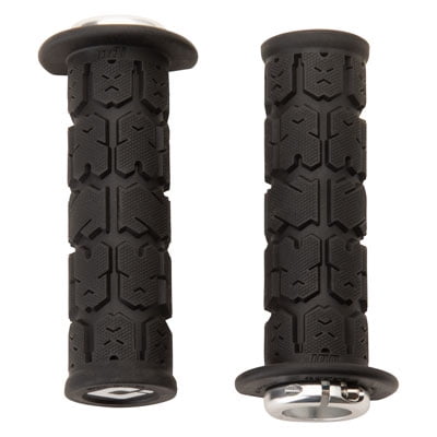 Odi ATV V2.1 Lock-On Grips - Rouge Black/Silver 125mm (4.9") Length