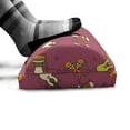 thumbnail image 5 of Music Foot Rest, Horizontally Designed Ethnic Musical Elements Drums Guitar Maraca, Non-Slip Backing Adjustable Ergonomic Memory Foam Leg Support for Office, Dried Rose and Multicolor, by Ambesonne, 5 of 5