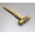 thumbnail image 2 of 4oz Brass Hammer Flat FACE Head Solid Brass Metalsmith Hobby and Craft Soft Hammer By JTS, 2 of 9