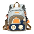 thumbnail image 2 of Cute Cartoon Car Print Primary School Backpack for Age 4t 5t 6t, 5th 6th Adjustable Straps Lightweight Waterproof Daypack, 2 of 9