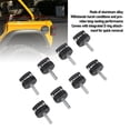 thumbnail image 4 of Aluminium Alloy Red Hard Top Quick Release Thumb Screw Integrated D Ring for Car Accessories, 4 of 7
