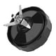 thumbnail image 4 of Licuadora de 1000 W y 1500 W con extractor de jugos de repuesto y conjunto de cuchillas inferiores con 7 aletas, 4 of 14