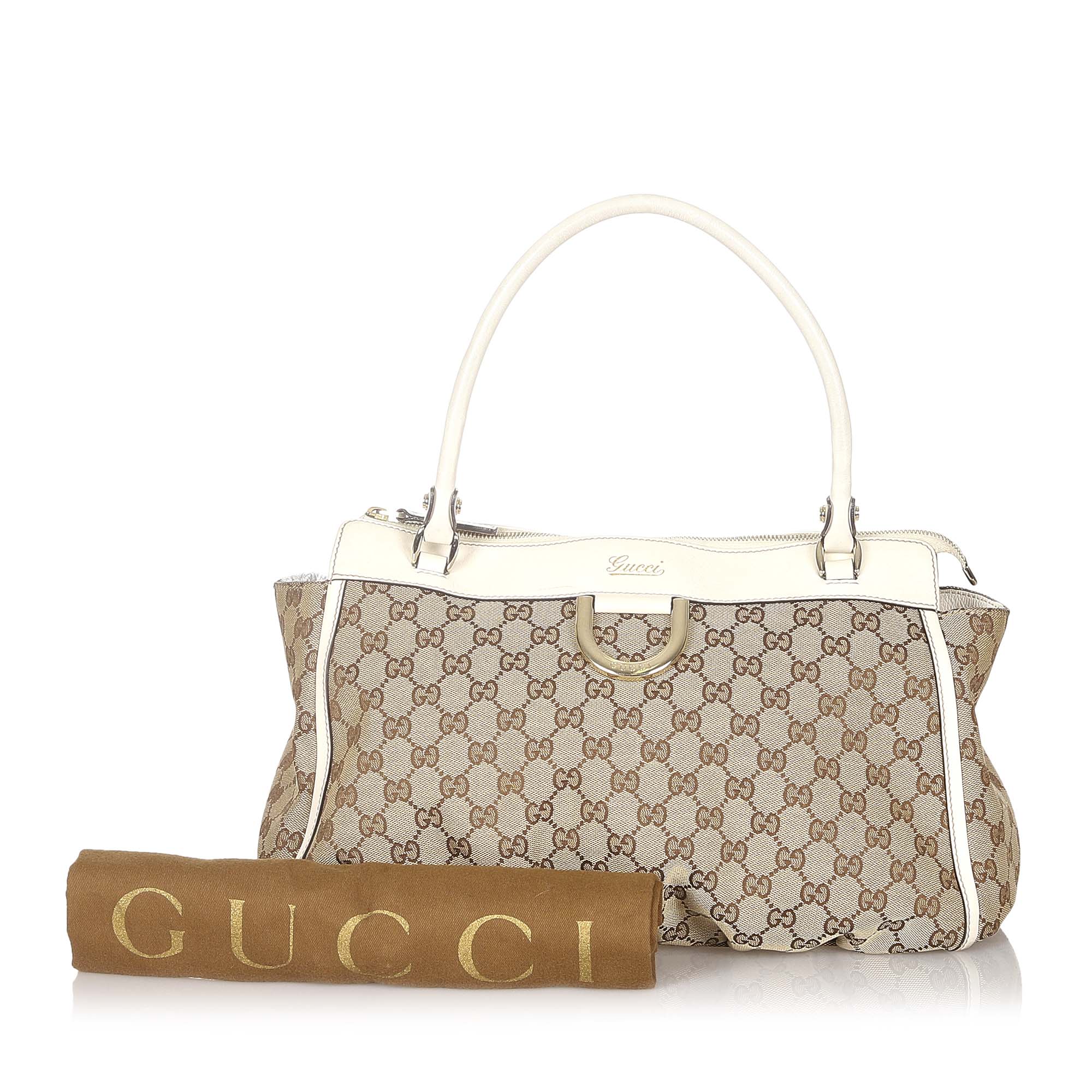 Gucci Pre-owned GG Canvas Abbey D-Ring Tote Bag