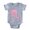 Heather Grey, variant on CafePress - Pink Zodiac Scorpio - Cute Infant Baby Football Bodysuit