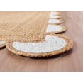 thumbnail image 4 of Scalloped Jute Rug (White, 2x12 ft), 4 of 8