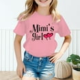 thumbnail image 2 of MEZZALL Kids Girls Cute Graphic Cartoon T-Shirts Round Neck Short Sleeve Tee Summer Casual T Shirt Tee Lovely Baby Toddler Dailywear, 2 of 5
