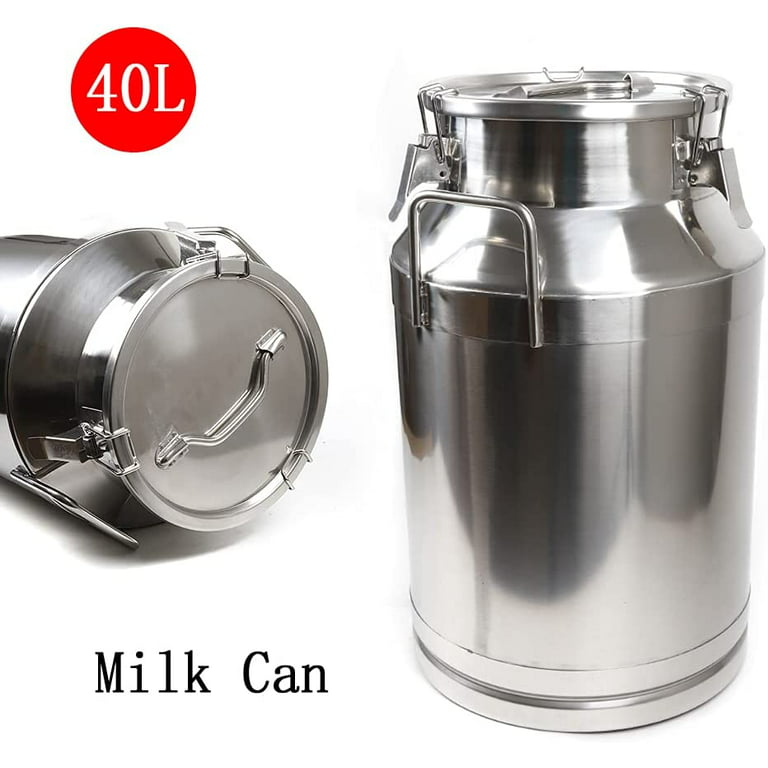 Service Ideas SSN100WHOLEET SteelVac 1 Liter Whole Milk Server