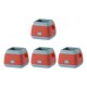 thumbnail image 5 of Almohadillas protectoras de pies Zulema 4 piezas cuadrado rojo de sílice antideslizante, 5 of 8