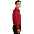 thumbnail image 3 of Port Authority SuperPro Twill Shirt-2XL (Rich Red), 3 of 6