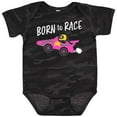 thumbnail image 3 of Inktastic Born to Race Pink Race Car Boys or Girls Baby Bodysuit, 3 of 5