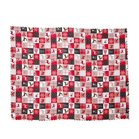

Christmas Table Cloth Decorative Ornament Christmas Table Cover Stylish Colorful Tablecloth for Wedding Kitchen Dinning Room Party Home Picnic