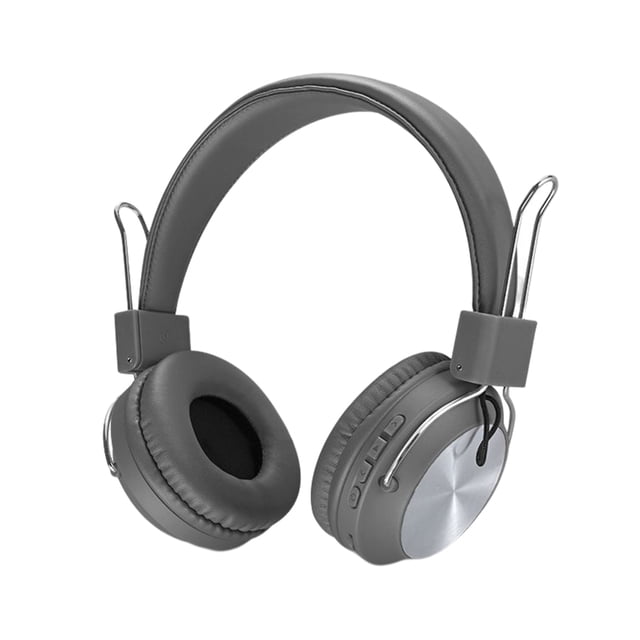 Sidaley Auriculares Estéreo Plegable Compatible con Bluetooth Diadema inteligente Electrónica de audio portátil Auriculares de sonido premium Navidad Cables de audio/vídeo Gris oscuro
