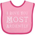 thumbnail image 3 of Inktastic I Love You Most Ardently Austen Girls Baby Bib, 3 of 4